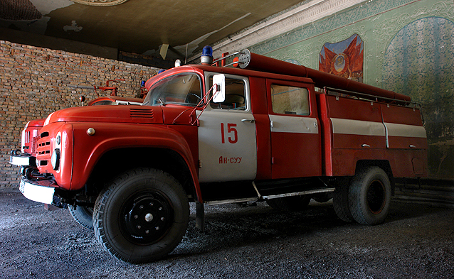 Zil pumper at the theather in Kant Kyrgyzstan