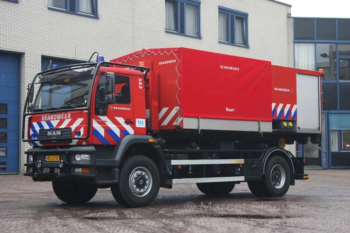 MAN prime mover brandwere Arnhem