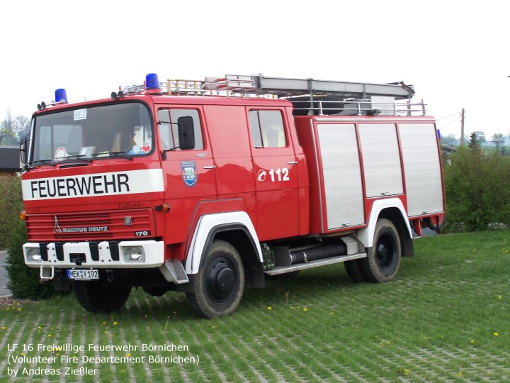 Magirus Deutz LF 16 Feuerwehr Bornichen