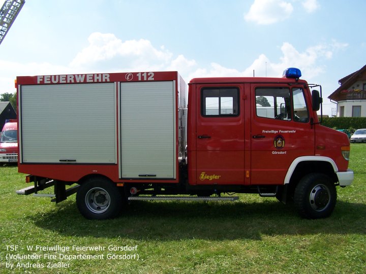 Freiwillige Feuerwehr G�rsdorf TSF-W Mercedes