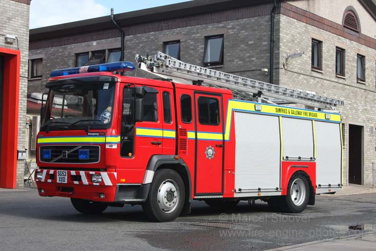 Volvo FL6H Emergency One Dumfries Fire station