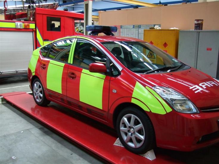 Toyota Prius Cheshire Fire and Rescue service