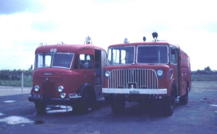 Blackbushe airport Fire engines
