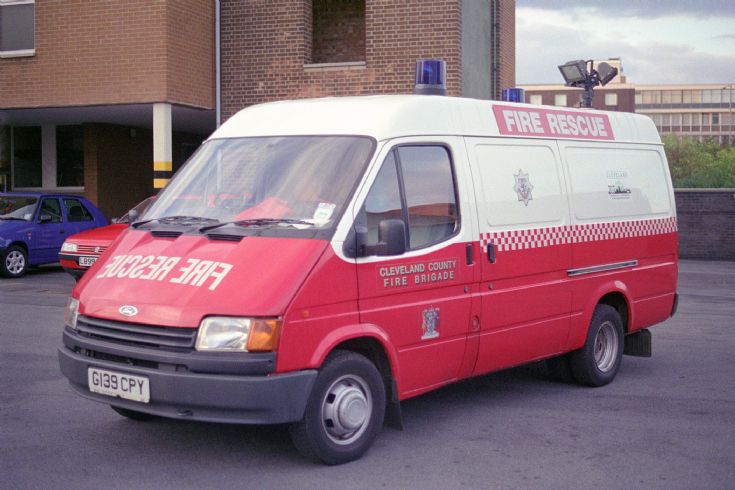 Ford Transit Cleveland County Fire brigade