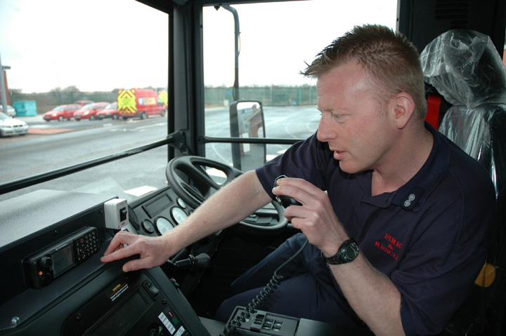 Dennis Sabre Cab with new Airwave Radio