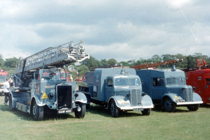 Historical Line-up National Fire Service Vehicles