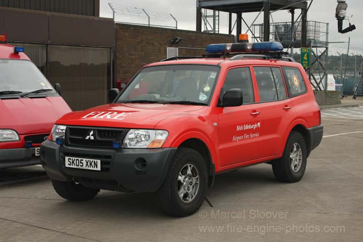 Edinburgh Airport Fire service Mitsubishi