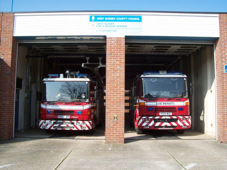 Two Dennis Front line trucks Littlehampton
