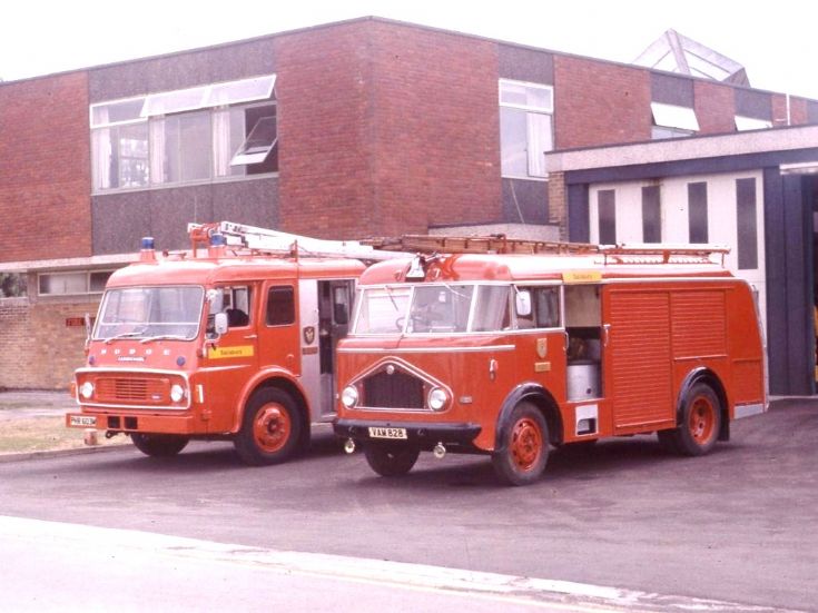 Salisbury Fire station Dodge Fire engine