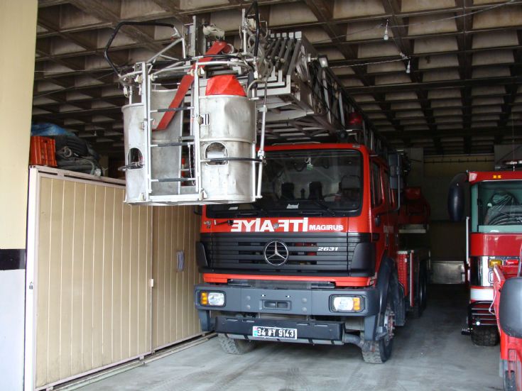 Mercedes Magirus Turntable ladder Istanbul