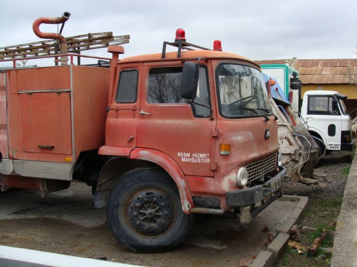 Uchisar Municipal Fire service Fire engine cabin