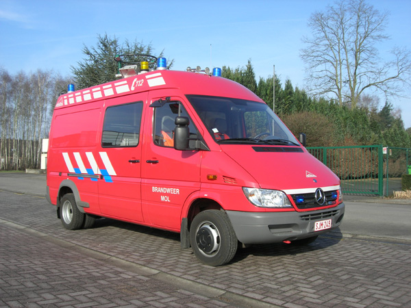Rescue unit Fire brigade Mol Belgium