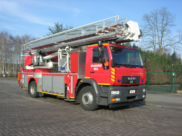 Brandweer Mol MAN Aerial Ladder Platform