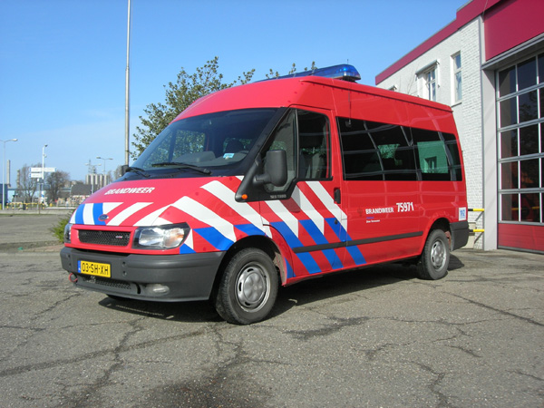 Works Fire brigade Dow Terneuzen Ford Transit