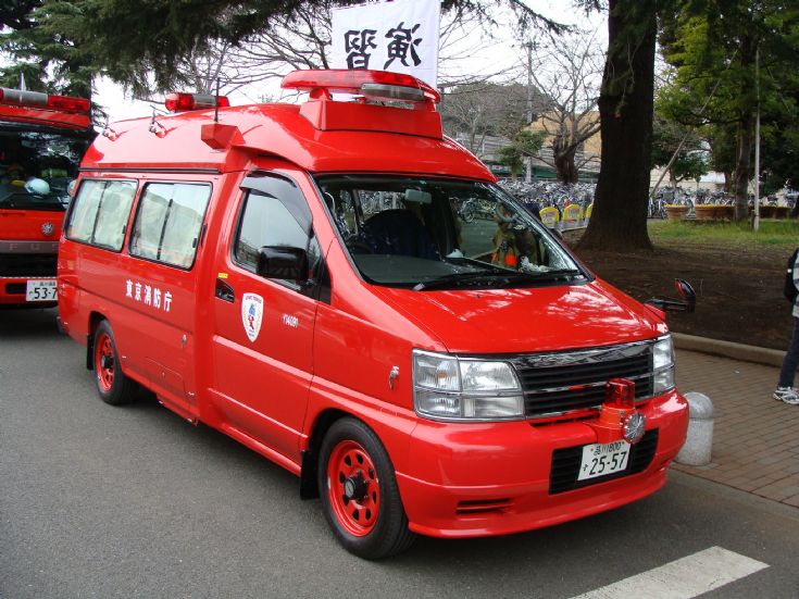 Tokyo Fire department Nissan Command Van
