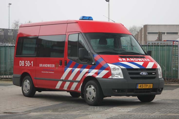 Ford Transit Unified Fire brigade Rotterdam
