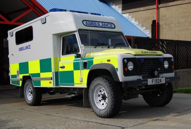 LandRover Ambulance Falkland Islands