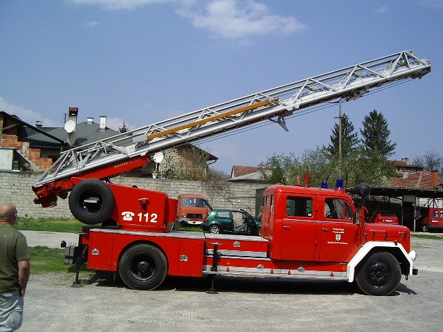 Turntable ladder Magirus Cazin Bosnia
