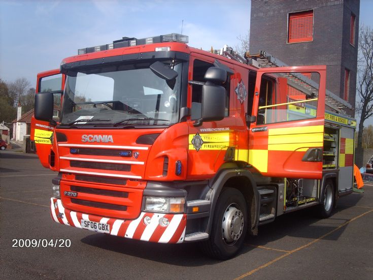 Strathclyde Fire service Scania Fire engine
