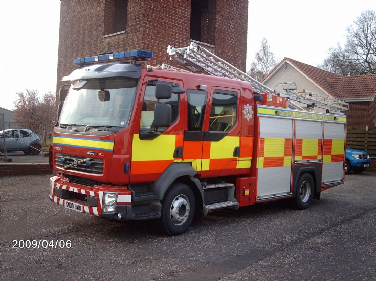 Central Scotland Fire & Rescue Volvo SN09 BWD