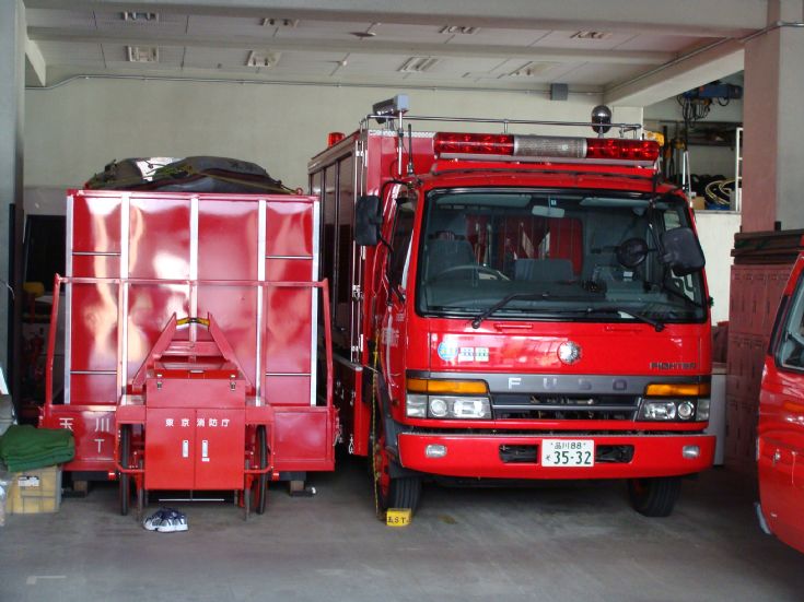 Tamagawa Fire station Fuso Prime mover