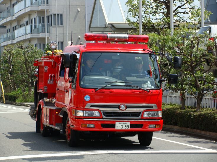Hino pumper Yaguchi Fire station Tokyo