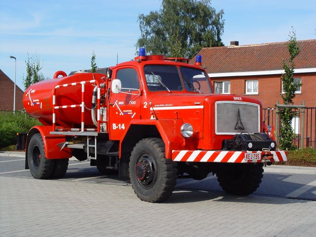 Brandweer Bree Belgium forest