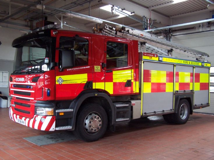 Clydebank Fire station Scania