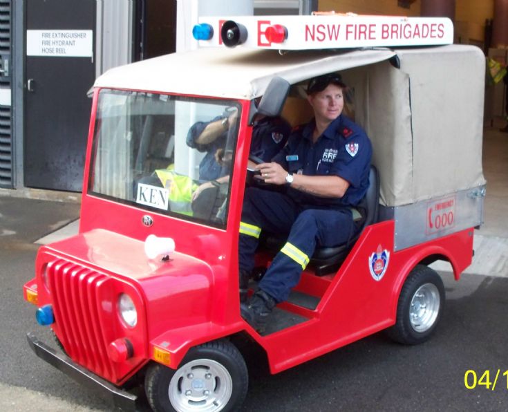 The NSWFB golf cart 