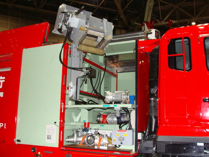 Super Pumper Unit Hino Tokyo Japan side