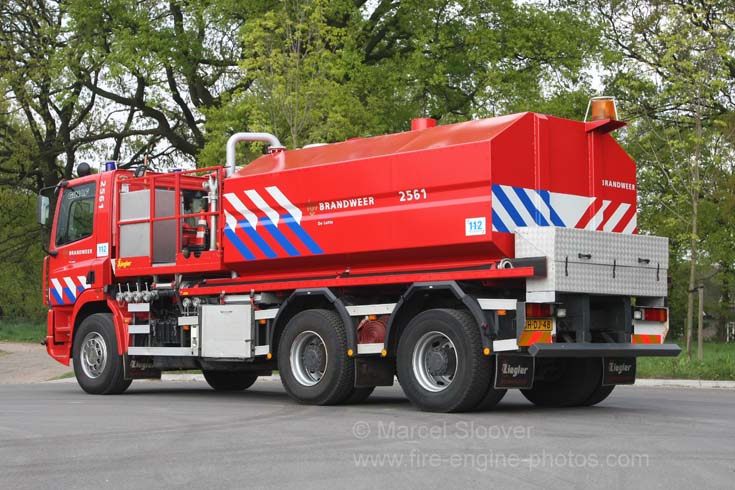 Brandweer De Lutte Ginaf Water carrier back