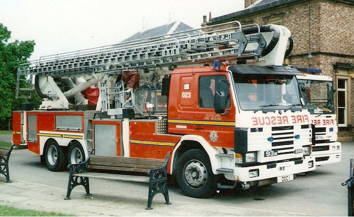 Cleveland Fire Brigade Scania Hydraulic Platform