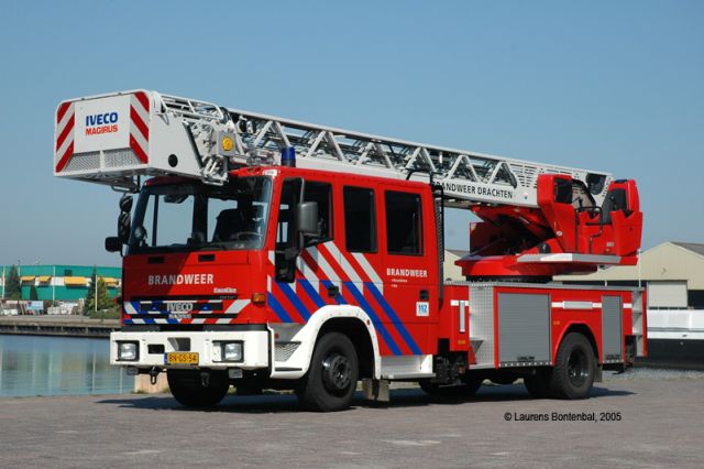 Brandweer Drachten turntable ladder