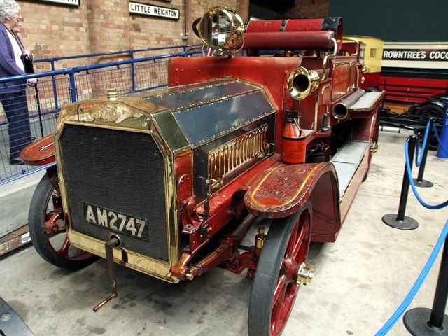 Old Dennis fire engine Museum York