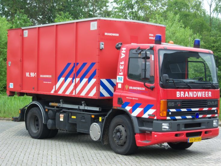 Brandweer Vlaardingen Prime mover DAF 65