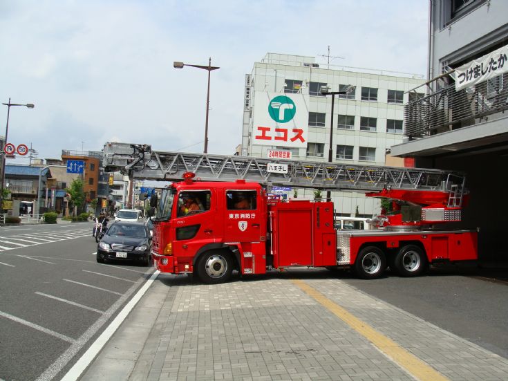 Turntable ladder Hino Morita Hachioji
