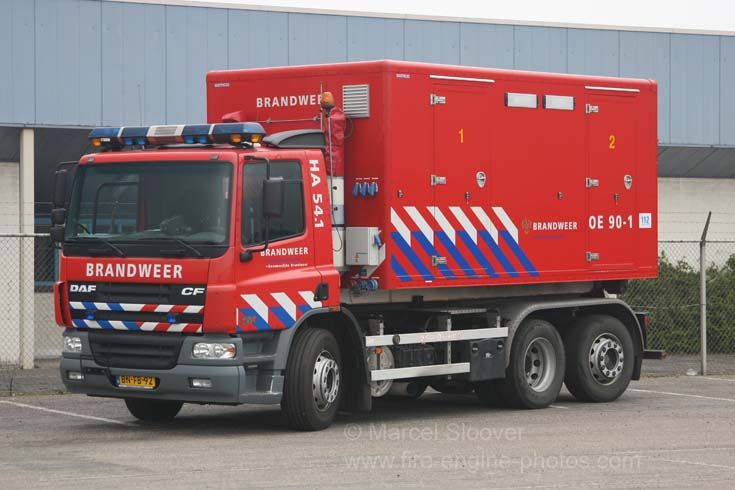 Gezamenlijke brandweer DAF CF Prime mover