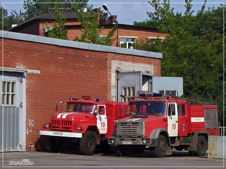 St Petersburg Fire brigade Zil pumpers