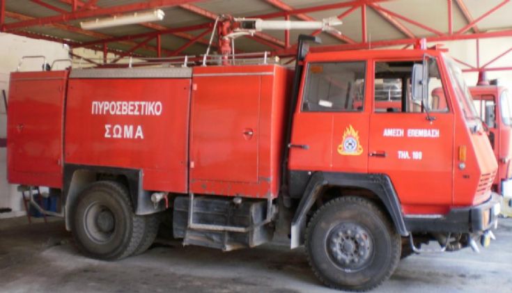 Stauros Fire brigade Greece Steyr 