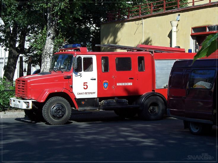 Zil 4333 Fire engine St. Petersburg 