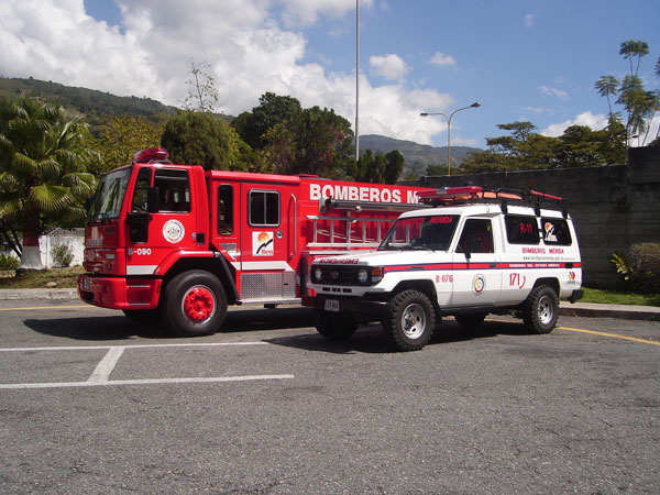 Fire dept Merida Venezuela