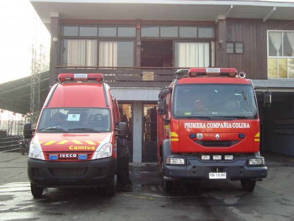 Colina Fire department Chile Renault Iveco