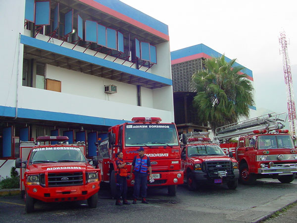 Fire station Central Merida Venezuela