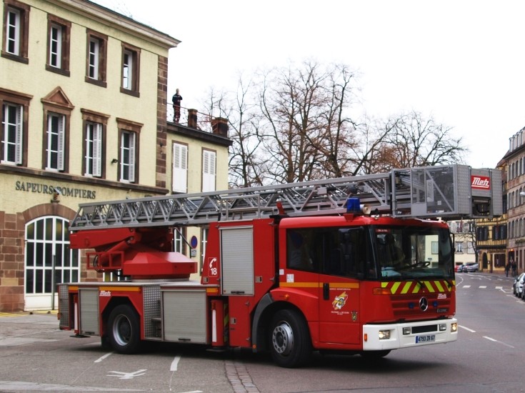 Mercedes Econic Metz ladder Bas-Rhin