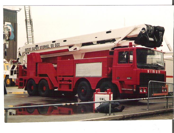 Fire Engines Photos Simon Super Snorkel SS600 Hydraulic Platform