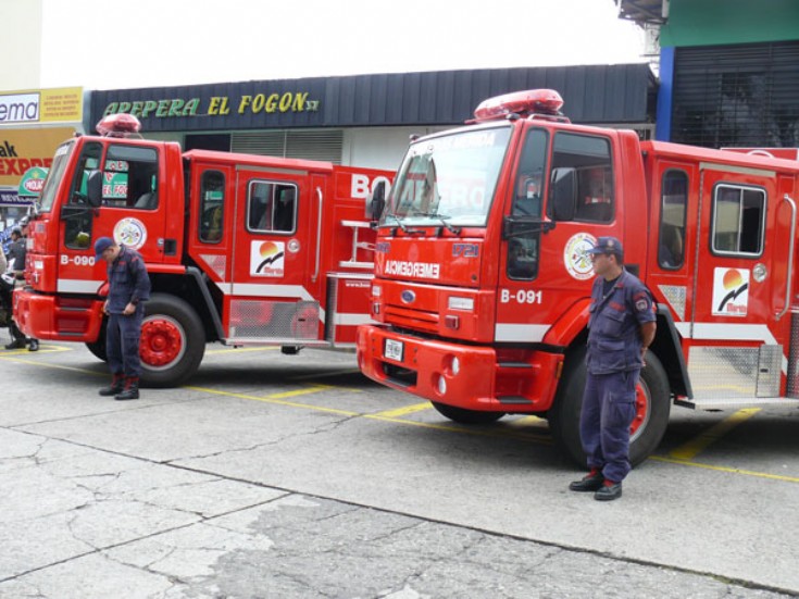 Merida Fire brigade Ford pumpers