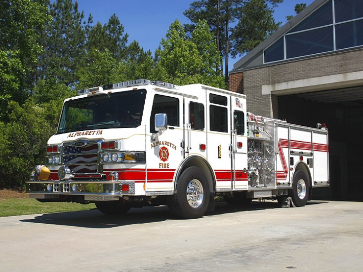Alpharetta Pierce Velocity Fire engine