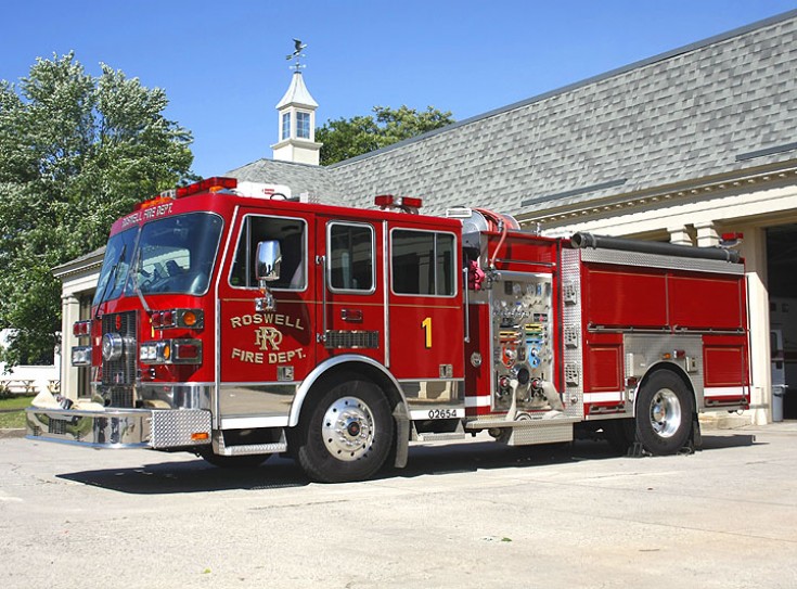 Engine 1 Roswell Fire department Sutphen