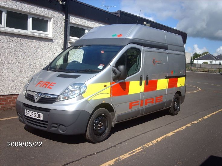 Stathclyde Vauxhall van SF09 SOU