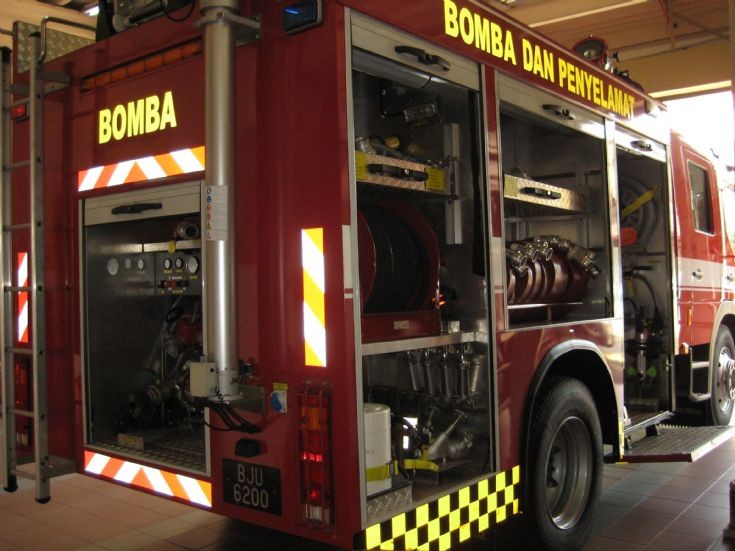 Mercedes Atego Fire engine Malaysia